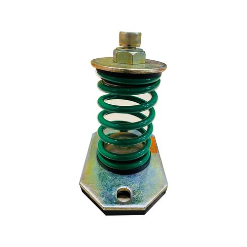 Easyflex Open Spring Mount Vibration Isolator with 6mm Rubber Pad, 132lbs Capacity, 1" Deflection (Green, Pack of 4) in Kuwait