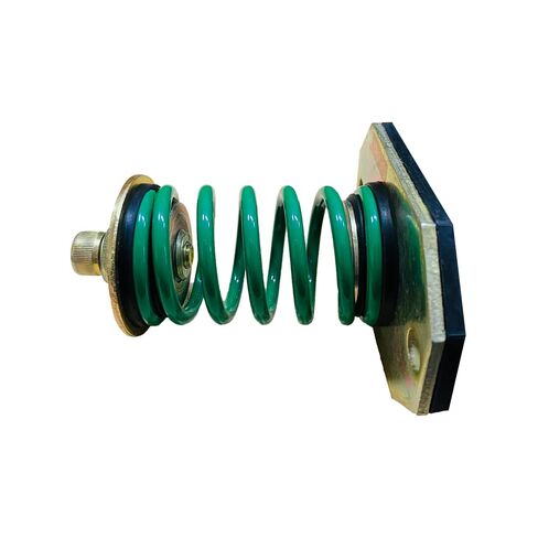 Easyflex Open Spring Mount Vibration Isolator with 6mm Rubber Pad, 132lbs Capacity, 1" Deflection (Green, Pack of 4) in Kuwait