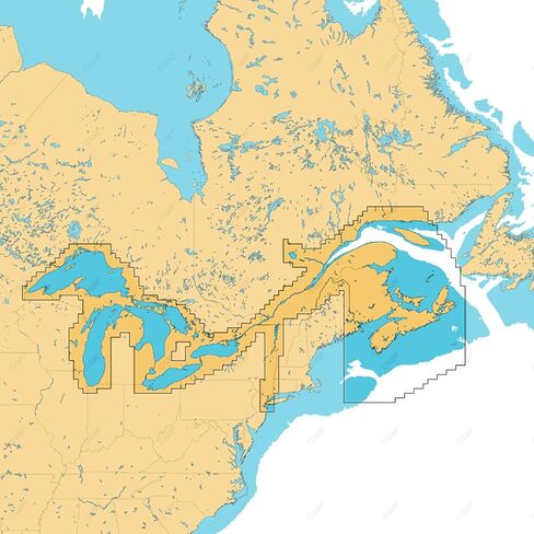 C-MAP® Reveal™ X - Great Lakes to Nova Scotia in Kuwait