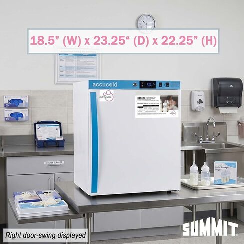 أكوكوولد Momcube 1.9 قدم مكعب. ثلاجة طبية، مقاس 19 بوصة، مدمجة، لقاح، أبيض - ARS2MLMC in Kuwait