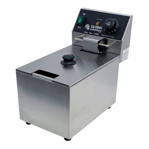GS1610 مقلاة كهربائية عميقة، 10 رطل. السعة، ستانلس ستيل in Kuwait