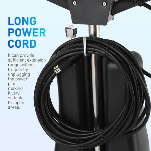 17" Heavy-duty Commercial Floor Scrubber, 1100W 175RPM Floor Machine with 15L Tank & 472" Cord, 3 Brushes Floor Polisher for Tile Marble Wood, Carpet Cleaner for Business Use in Kuwait