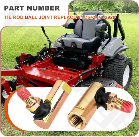 94-7572 78-2920 Tie Rod Ball Joint Compatible with Toro Exmark 244-5 255-5 264-6 264-H 265-6 265-H 244-H 520xi 520Lxi 522xi 416-8 416-H 312-8 Tractor Mower, 2 Pack in Kuwait