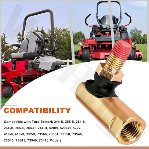 94-7572 78-2920 Tie Rod Ball Joint Compatible with Toro Exmark 244-5 255-5 264-6 264-H 265-6 265-H 244-H 520xi 520Lxi 522xi 416-8 416-H 312-8 Tractor Mower, 2 Pack in Kuwait