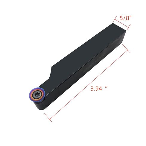 حامل أدوات فراق 1/2 بوصة MGEHR1212-2 مع 10 قطع MGMN200 + 5/8 بوصة SRAPR1616H10 حامل تحول قابل للفهرسة مع 10 قطع R5 RPMT10T3MOE-JS إدراج زر دائري in Kuwait