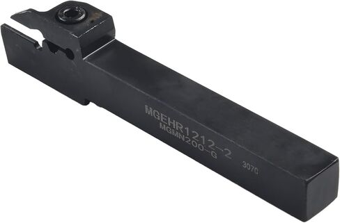 MGEHR1212-2 حامل أدوات مخرطة قطع الحز مع 10 قطع MGMN200-G إدراجات كربيد، عمود أداة تحويل من سبائك الصلب لنصف التشطيب والتشطيب، يتضمن مفتاح ربط in Kuwait