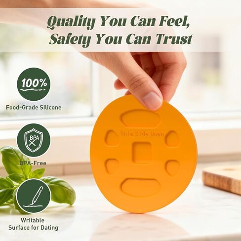 Garden to Jar Fermenting: 3-Pack Wide Mouth Fermentation Lids (86mm) for Ball & Kerr Mason Jars | Self-Burping Airlock Lids for Sauerkraut, Kimchi & Preserving Harvests in Saudi Arabia