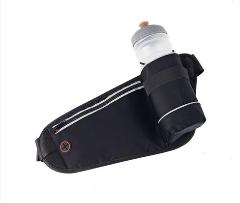 Adjustable Running Hydration Belt with Water Bottle Holder for Fitness, Jogging, Hiking (Blue) in Kuwait