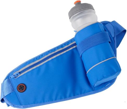 Adjustable Running Hydration Belt with Water Bottle Holder for Fitness, Jogging, Hiking (Blue) in Kuwait
