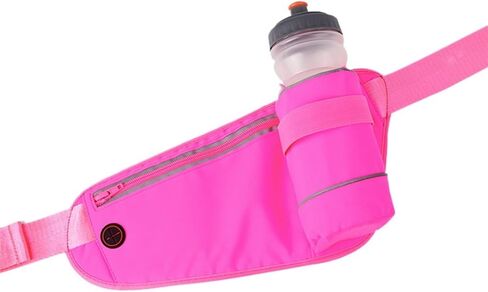 Adjustable Running Hydration Belt with Water Bottle Holder for Fitness, Jogging, Hiking (Blue) in Kuwait
