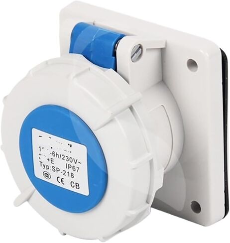 European Standard Concealed Socket Outdoor IP67 Waterproof Industrial Plug-in Connector Power Controller Switch(SP-1128 5P 63A) in Kuwait