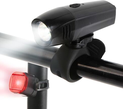 Venzio Bike Lights, Rechargeable USB-C Bike Headlight and Taillight, 6+2 Mode Bike Front and Rear Lights for Night Riding, IPX4 Waterproof Bicycle Light Set, Bike Accessories in Kuwait