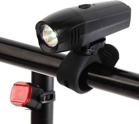 Venzio Bike Lights, Rechargeable USB-C Bike Headlight and Taillight, 6+2 Mode Bike Front and Rear Lights for Night Riding, IPX4 Waterproof Bicycle Light Set, Bike Accessories in Kuwait