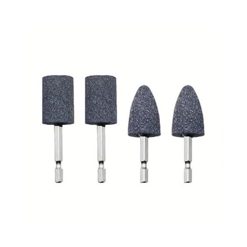 4Pcs Grinding Wheel Heads with Hexagonal Shank - Metal Polishing Stones Set for Repairing and Sharpening in Kuwait