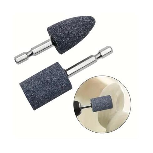 4Pcs Grinding Wheel Heads with Hexagonal Shank - Metal Polishing Stones Set for Repairing and Sharpening in Kuwait