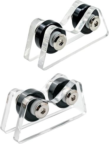 2 Pcs Billiard Cue Straightness Checker, Acrylic Pool Cue Roller Straightness Detector, Portable and Accurate for Snooker & Pool Stick, Ideal Maintenance Accessory for Players in Kuwait