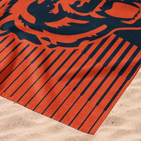 منشفة الشاطئ Northwest Chicago Bears NFL Progression Jacquard مقاس 36 × 72 بوصة in Kuwait