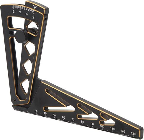 HUIOP RC Car Camber، مسطرة مائلة متعددة الوظائف لارتفاع الركوب، أداة قياس متعددة الزوايا من سبائك الألومنيوم، صغيرة وخفيفة الوزن، سهلة الحمل، مجموعة واسعة من in Kuwait
