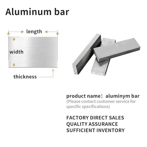 Aluminum bar Thickness 15 20mm Width 20-60mm Length 300 500mm Aluminium Flat Bar Plate 20 25 30 35 40 45 50 55 60, 1pc(20 x 40 x 300mm) in Kuwait