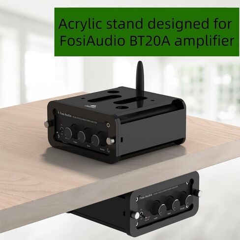 حامل أكريليك لجهاز FosiAudio BT20A، مناسب للحائط/تحت المكتب/سطح الطاولة، قوي ومتين in Kuwait