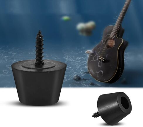Speaker Guitar Amplifier Rubber Feet Anti Vibration Base Pad Stand, Durable Shockproof Pad, Ideal for HiFi System, 4 Pairs in Kuwait