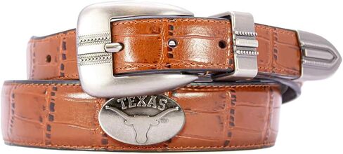 Zeppelin Products Inc. حزام جلدي ذو طرف طويل من الرابطة الوطنية لرياضة الجامعات (NCAA Texas Longhorns). in Kuwait