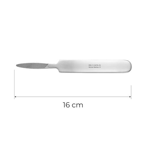 Stellmacher Joseph Bone Rasp – Fine Cross Serrated Straight Tip & Round Handle – Premium Stainless Steel Surgical Bone File for Controlled Smoothing & Orthopedics Use (16 cm) in Kuwait