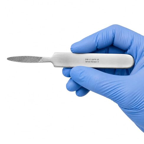 Stellmacher Joseph Bone Rasp – Fine Cross Serrated Straight Tip & Round Handle – Premium Stainless Steel Surgical Bone File for Controlled Smoothing & Orthopedics Use (16 cm) in Kuwait