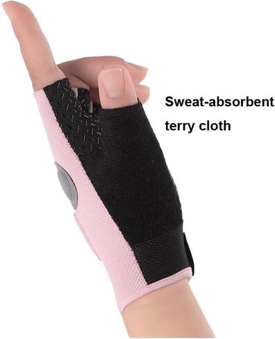 INOGIH Kids Breathable Anti-Slip Fingerless Workout Gym Gloves 3-14 Years for Boys Girls Biking, Camping, Fishing, Outdoor Sports in Kuwait
