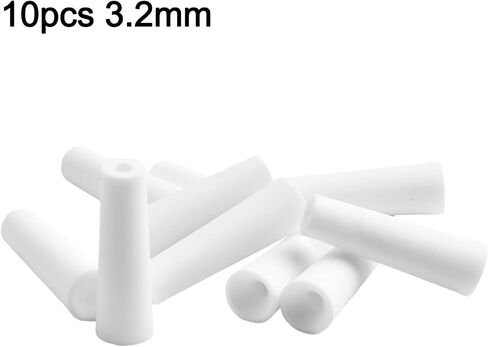 Ceramic Sandblaster Nozzle 3.2mm Diameter Industrial Abrasive Blasting Tips Replacement Parts For Valve Type Sand Blasting Machine Sandblasting Tips Cleaning Equipment 10 Pack in Kuwait