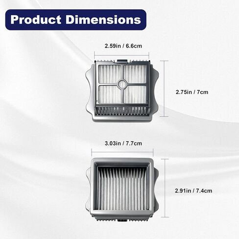 6 عبوات من فلاتر التفريغ متوافقة مع Tineco iFloor 3/Floor ONE S3/Floor ONE S5/Floor ONE S5 Pro مكنسة كهربائية جافة ورطبة لاسلكية، مرشحات HEPA عالية الكفاءة in Kuwait