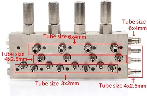 4 In 1 Dental intergrated Valve Control unit Chair Air/Water Quadruple Diaphragm Membrane parts tools equipment in Kuwait