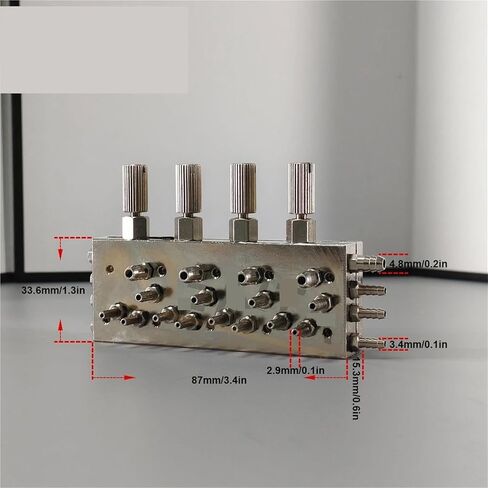 4 In 1 Dental intergrated Valve Control unit Chair Air/Water Quadruple Diaphragm Membrane parts tools equipment in Kuwait