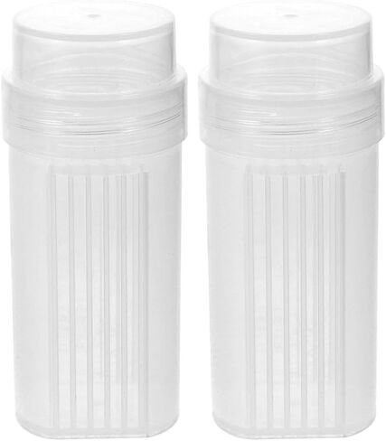 KALLORY 2pcs Plastic Slide Staining Jar with 5 Slide Rack and Lid for Laboratory Use in Chemistry and Medicine in Kuwait