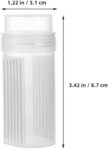 2pcs Plastic Staining Jar with 5 Slide Staining Rack and Lid for Laboratory and Scientific Research Easy to Use Versatile Design in Kuwait