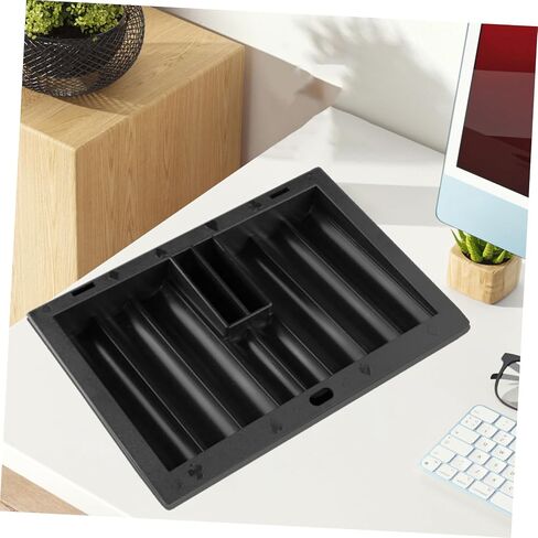 Chip Tray Pantry Holder Poker Chip Desk Tray Card Divided Serving Tray with Lid Board Rattan Chip Poker in Kuwait