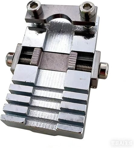 Universal Key Clamping Fixture with Storage Box, Multifunctional Accessories for Key Cutting Machines, Chrome Finish in Kuwait