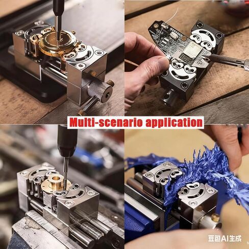 Stainless steel special-shaped vise, intelligent fractal fixed mounting device for tabletop, CNC processing fixing device, suitable for handicrafts, jewelry processing, models, DIY, maintenance, etc. in Kuwait