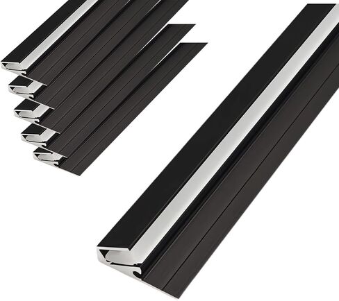 5Pack Surface Mounted LED Linear Aluminum Profile, 45 Degree Led Bars Invisible Oblique Beam Lamp Bookcase Layer Shelf Led Channel Kitchen Closet Hidden Lighting(50cm, Gray) in Kuwait