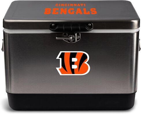 مبرد من الفولاذ المقاوم للصدأ مرخص رسميًا من شركة The Memory Company - Cincinnati Bengals 29L بشعار الفريق in Kuwait