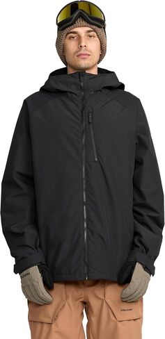 Volcom Men's 2836 Insulated Snowboard Jacket – 20K Waterproof, Recycled 2-Layer, Black, X-Small in Kuwait