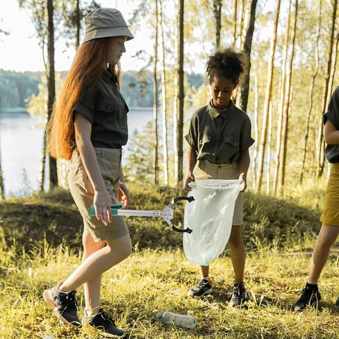 أداة التقاط القمامة مقاس 40 بوصة مع فك مريح للصرف الصحي وجمع النفايات، أداة التقاط القمامة المحمولة للتنظيف الخارجي والصناعي in Kuwait