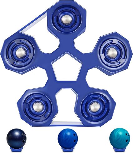 Bowling Ball Cup, Rotating Bowling Ball Spinner for Cleaning, Spare Bowling Ball Stand - Effortless Cleaning & Polishing with 360° Rotation | Bowling Ball Holder for All Major Balls in Kuwait