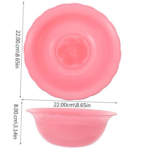 6pcs Plastic Wash Basin for Face Cleansing Use and Easy to Clean Bowls for Washing and Cleaning Tasks Random Colors in Kuwait
