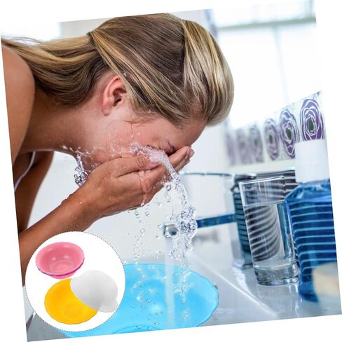 6pcs Plastic Wash Basin for Face Cleansing Use and Easy to Clean Bowls for Washing and Cleaning Tasks Random Colors in Kuwait