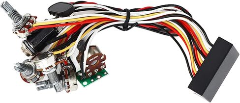 Electric Bass Preamp Circuit, Bass EQ Equalizer Bass Amplifier with Plastic Metal Shell for DIY Musicians and Luthiers in Kuwait