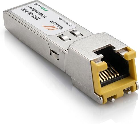 1G SFP to RJ45 Mini-Gbic Module 100-meter, 1000Base-T Copper Transceiver Compatible for Cisco GLC-T/SFP-GE-T, Meraki MA-SFP-1GB-TX, Ubiquiti UniFi UF-RJ45-1G, Netgear, Zyxel, D-Link, TP-Link and More in Saudi Arabia