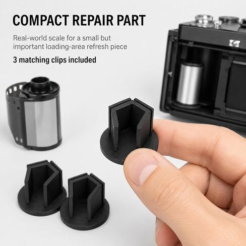 Take Up Film Spool Holder Clip Compatible with Leica CL - Secure Friction Fit Replacement | 35mm Camera Winding Repair Accessory | Loading Refresh Retainer 3 Pack in Saudi Arabia