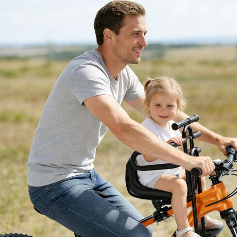 Fediman Front-Mounted Bike Child Seat for Toddlers 2-5 Years – Adjustable Height, Universal Fit for Mountain & Commuter Bikes in Kuwait