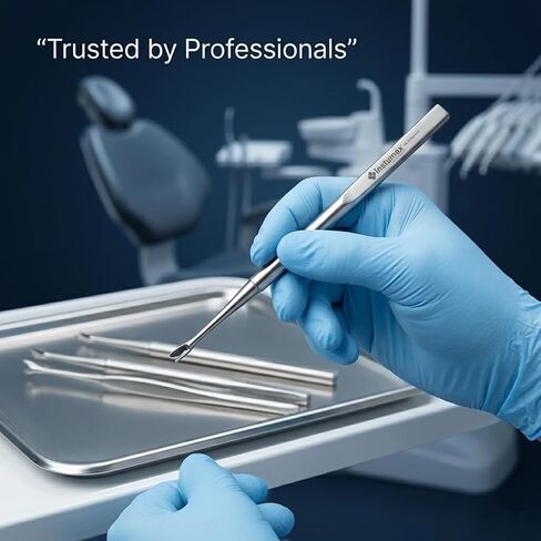 Single Ended Round Jhar Instrument Set of 3 Stainless Steel Precision Hand Tools with Textured Grip Handle for Educational Training Laboratory and Professional Applications in Kuwait